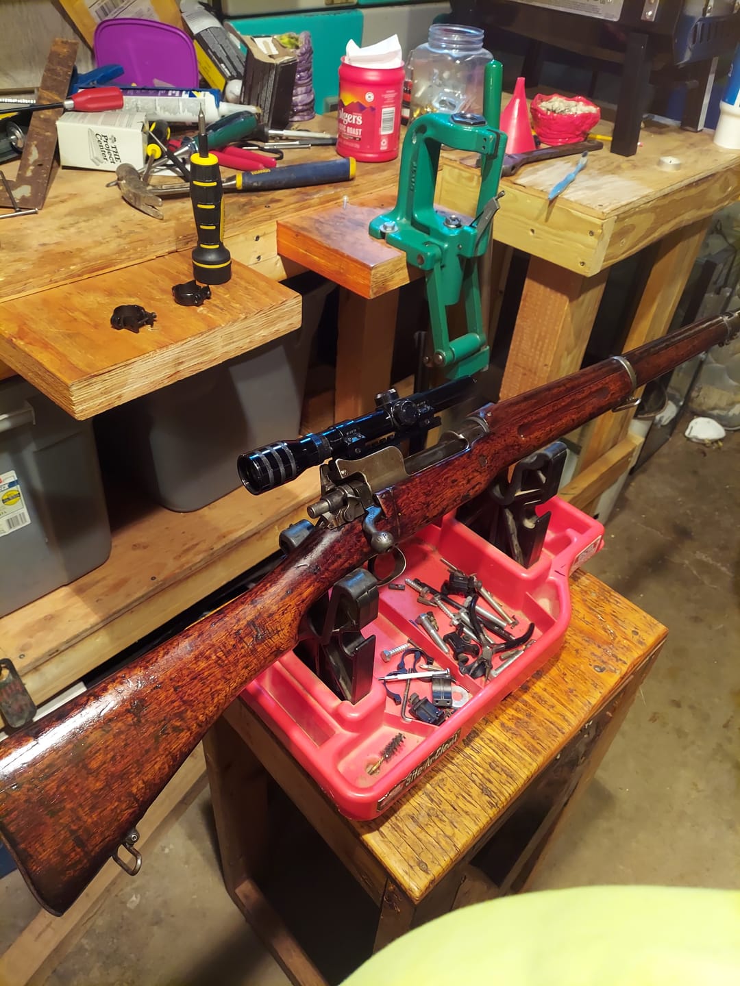 Customer photo review of Low-Profile Picatinny Scope Mount for Enfield P14 (Pattern 1914) and M1917 No Drill-Tap