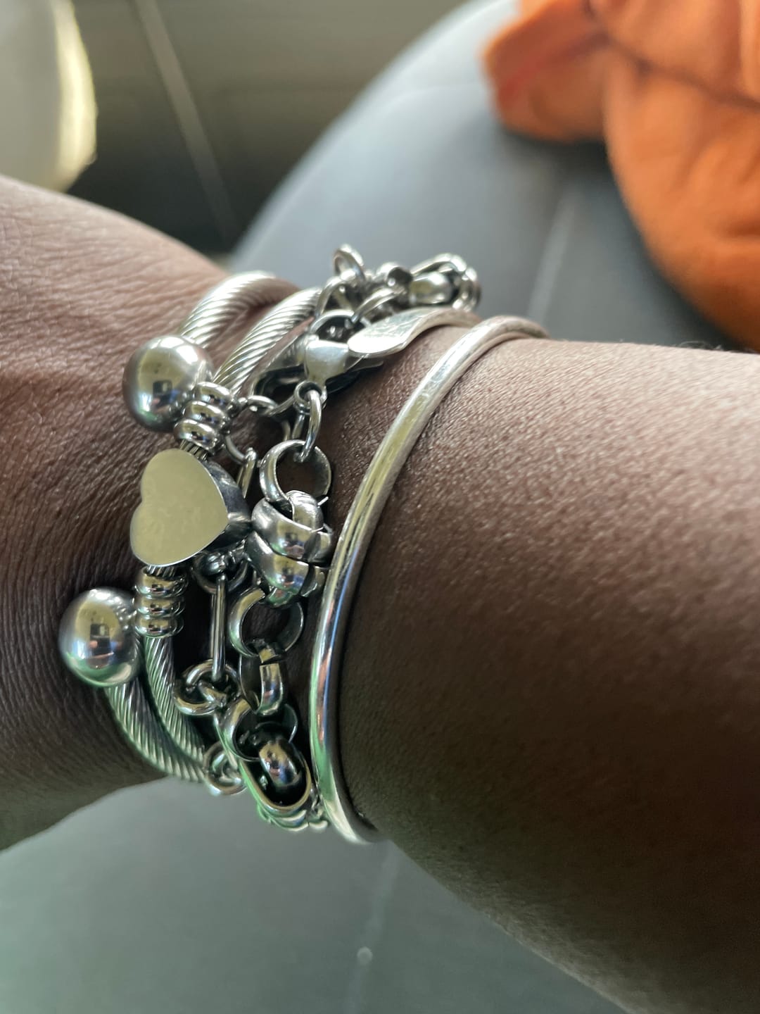 Customer photo review of Carissa Bracelet Stack