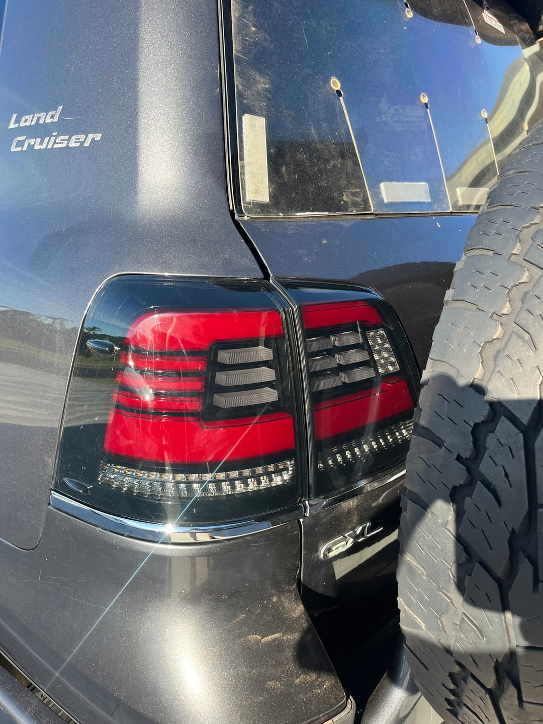 Customer photo review of Toyota Landcruiser 200 Series LED Tail Lights 2008-2015