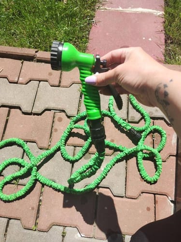 Customer photo review of Powerflex™ - Flexibler Power-Gartenschlauch mit 7 Funktionen