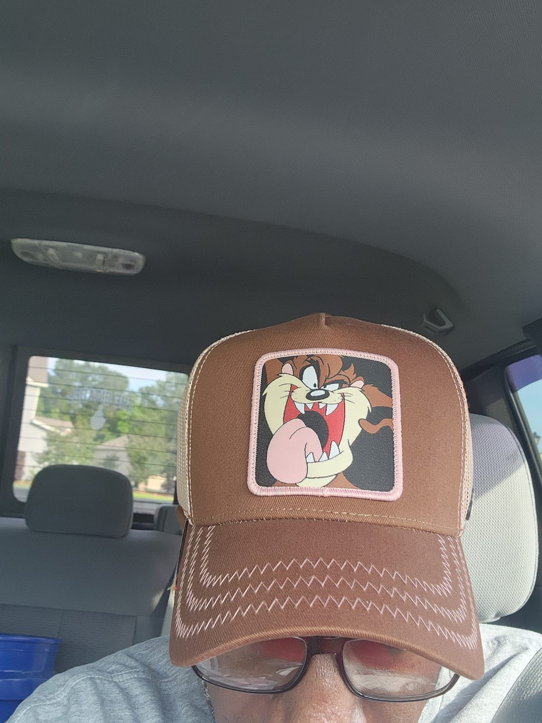Customer photo review of OVERLORD X Looney Tunes: Tasmanian Devil Trucker Cap