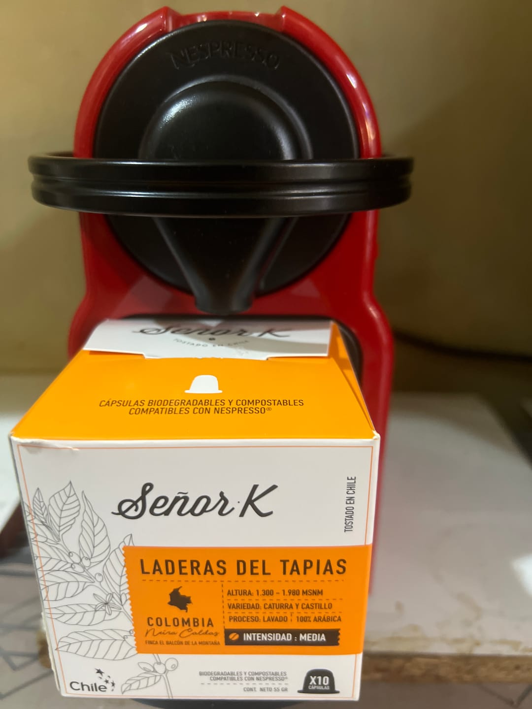 Customer photo review of Cápsulas para Nespresso | Colombia Laderas del Tapias