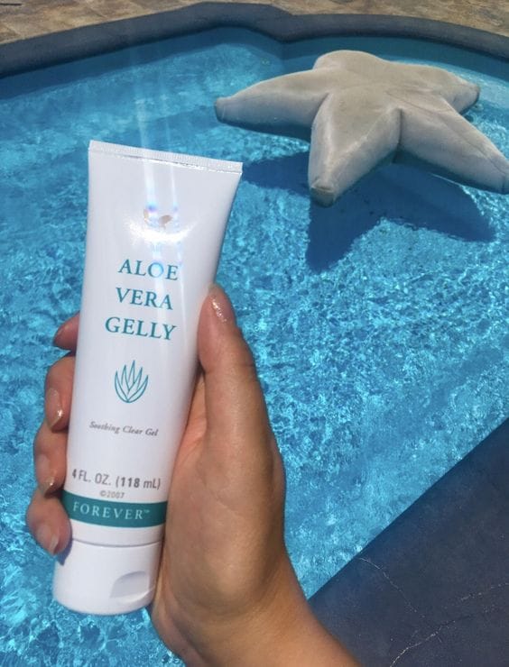 Customer photo review of Aloe Vera Gelly