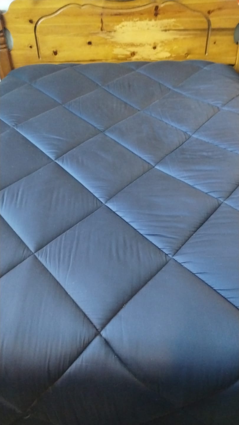 Customer photo review of DÍA Over-Sized Eucalyptus Comforter Set