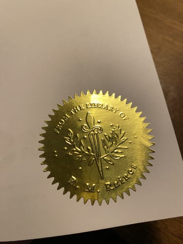 Customer photo review of Custom Book Embosser