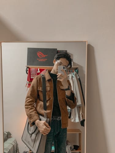 Customer photo review of Ares Tote Bag With Zipper - Beige