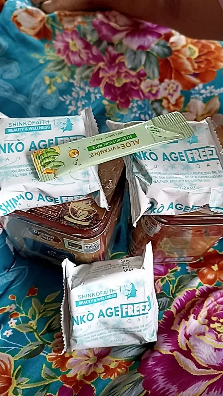 Customer photo review of SHINKO AGE FREEZE WHITENING SOAP