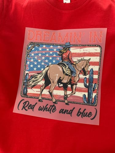 Customer photo review of Upload Your Own Gang Sheet