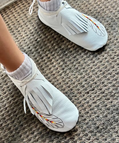 Customer photo review of Feather Summer Moccasin Kit- Ladies