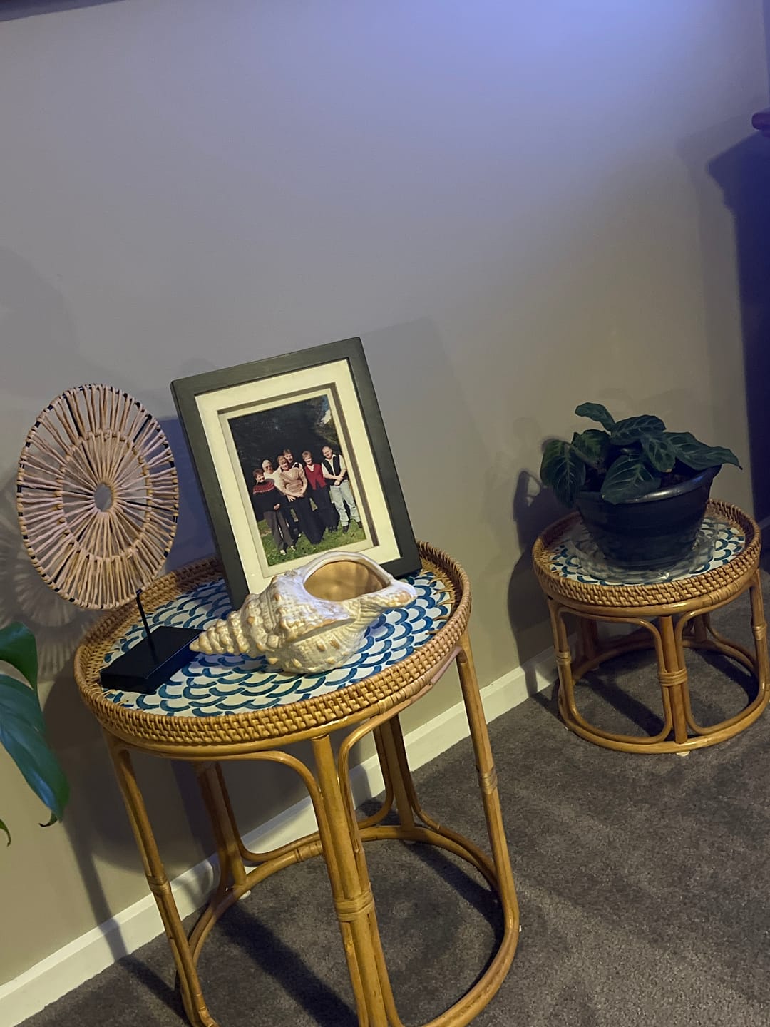 Customer photo review of Bloom Rattan Table Set