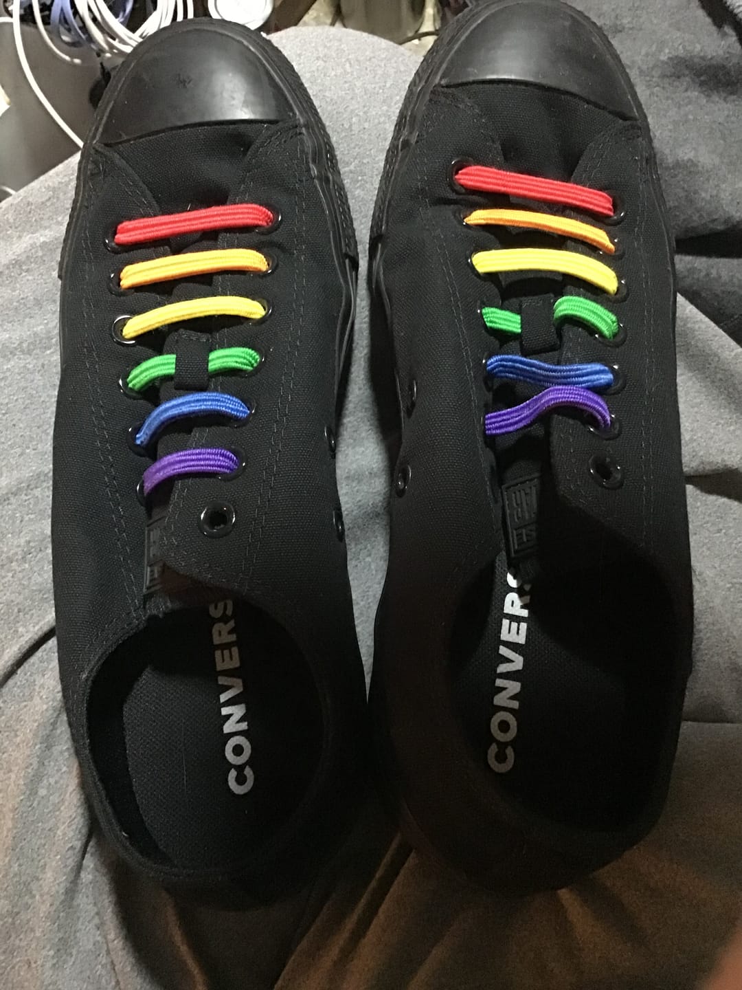 Customer photo review of uLace Kiddos - Rainbow