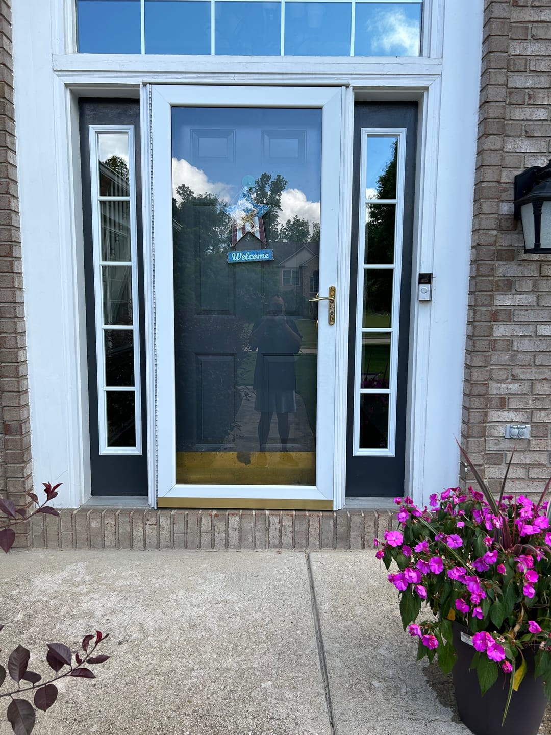 Customer photo review of Clear 5 Lite Glass and Frame Kit (Full Sidelite)