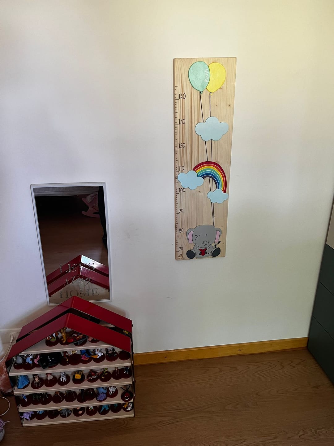 Customer photo review of METRO CRESCITA - Decorazione personalizzabile, colorata e divertente per la cameretta dei bimbi