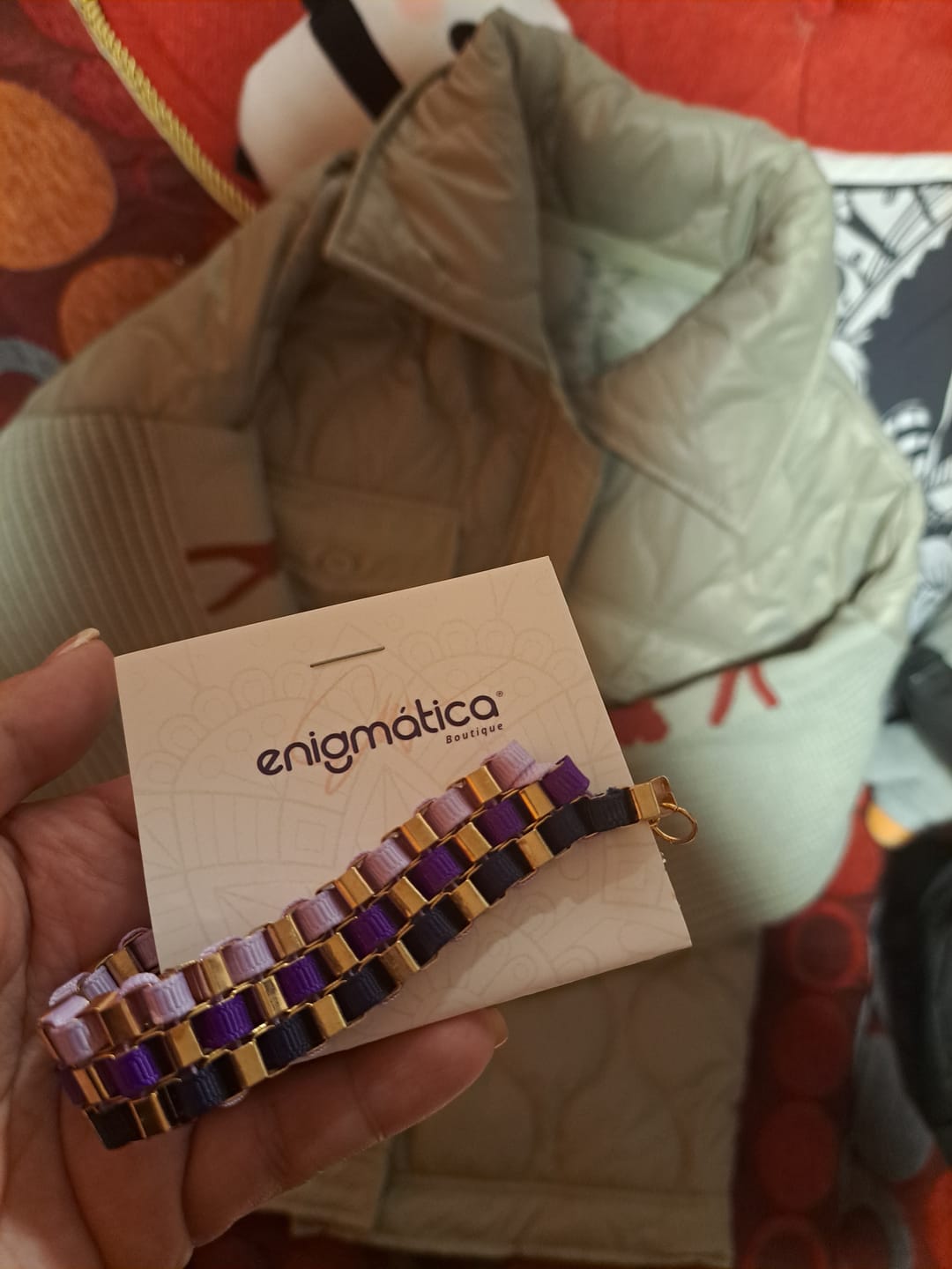Customer photo review of Parka Mangas De Lana Verde