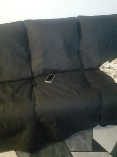 Customer photo review of 100% Waterproof Recliner Slipcover Rhombus For 1/2/3 Seats