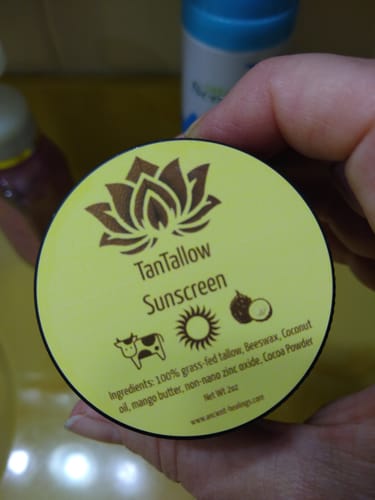 Customer photo review of TanTallow Sunscreen