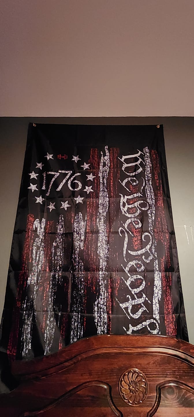 Customer photo review of We The People 1776 Flag