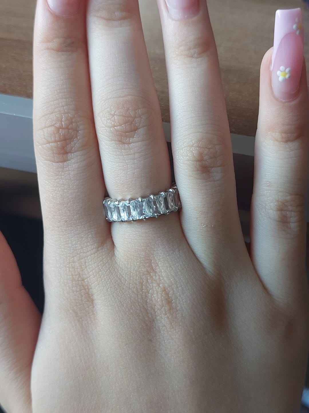Customer photo review of Inel Magic Diamonds - Argintiu