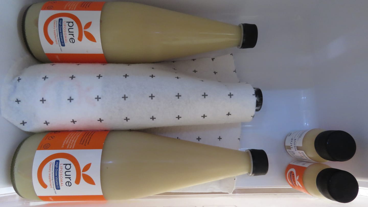 Customer photo review of 6 Pack C-Pure High Dose Liposomal Vitamin C