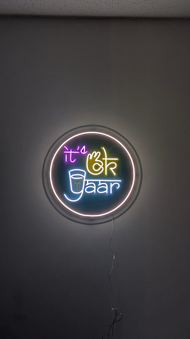 Customer photo review of Custom Neon Sign Outdoor Personalized LED Name Light