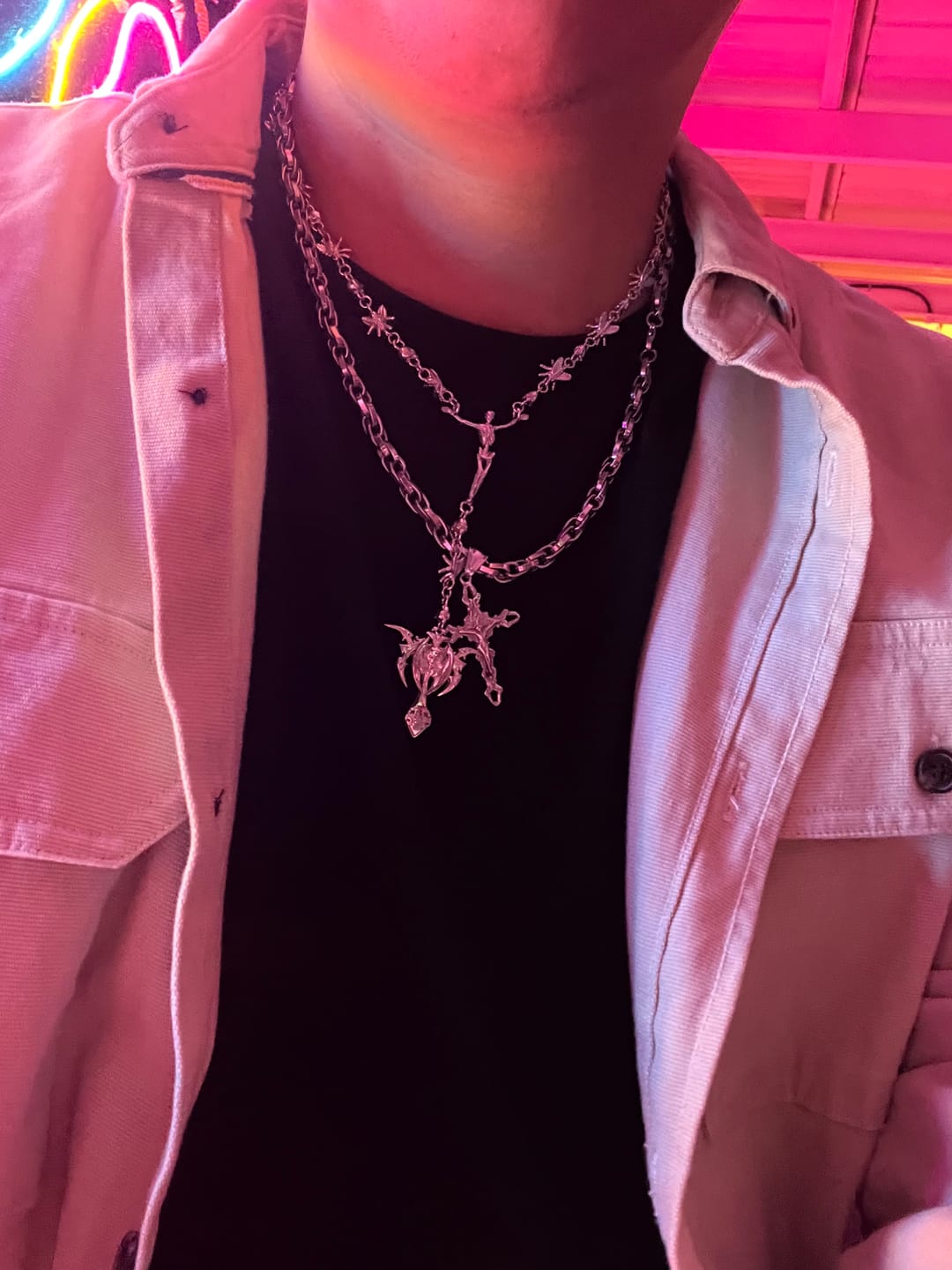 Customer photo review of CRUCIFIX CROSS PENDANT
