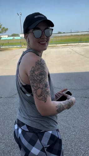 Customer photo review of HolStrength Dad Hat