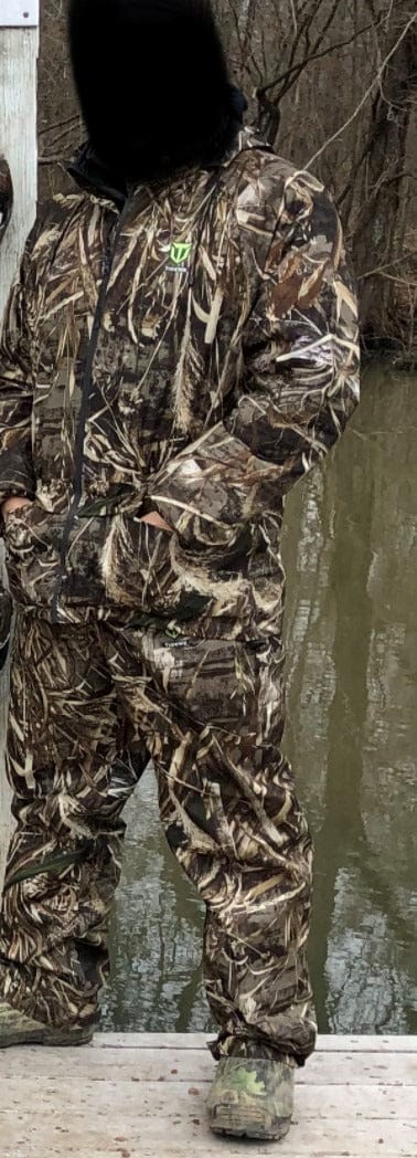 Customer photo review of TideWe Rain Suit, Waterproof Breathable Lightweight Rain Coat & Pant