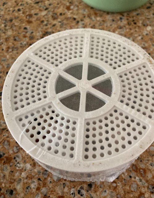 Customer photo review of Skincare Bath Filter by Kinder Filter