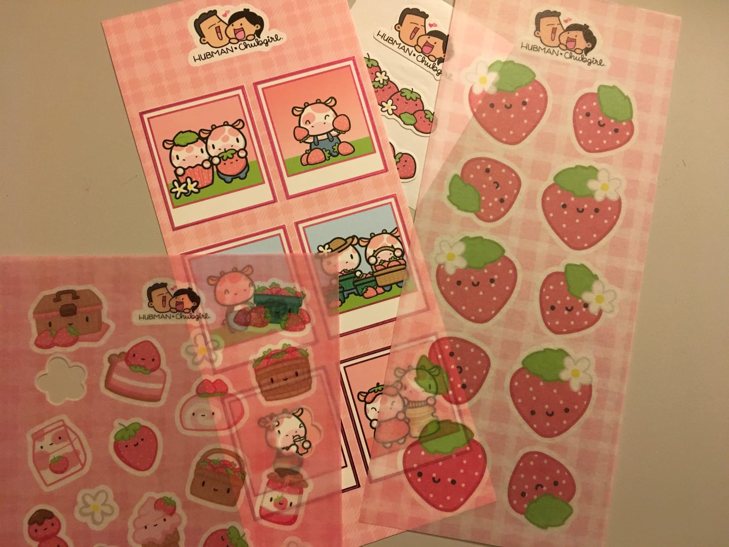 Customer photo review of Strawberry Harvest Variety Sticker Pack