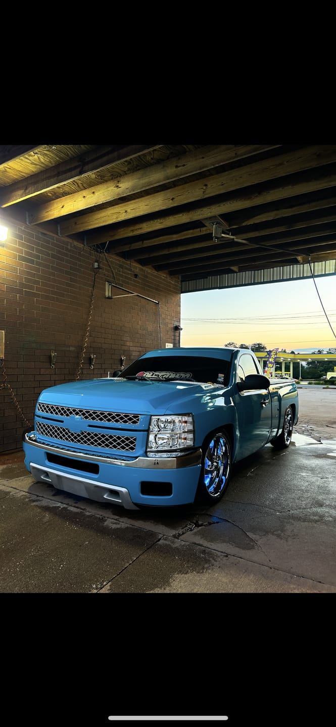 Customer photo review of High Glossy Miami Blue Vinyl Wrap