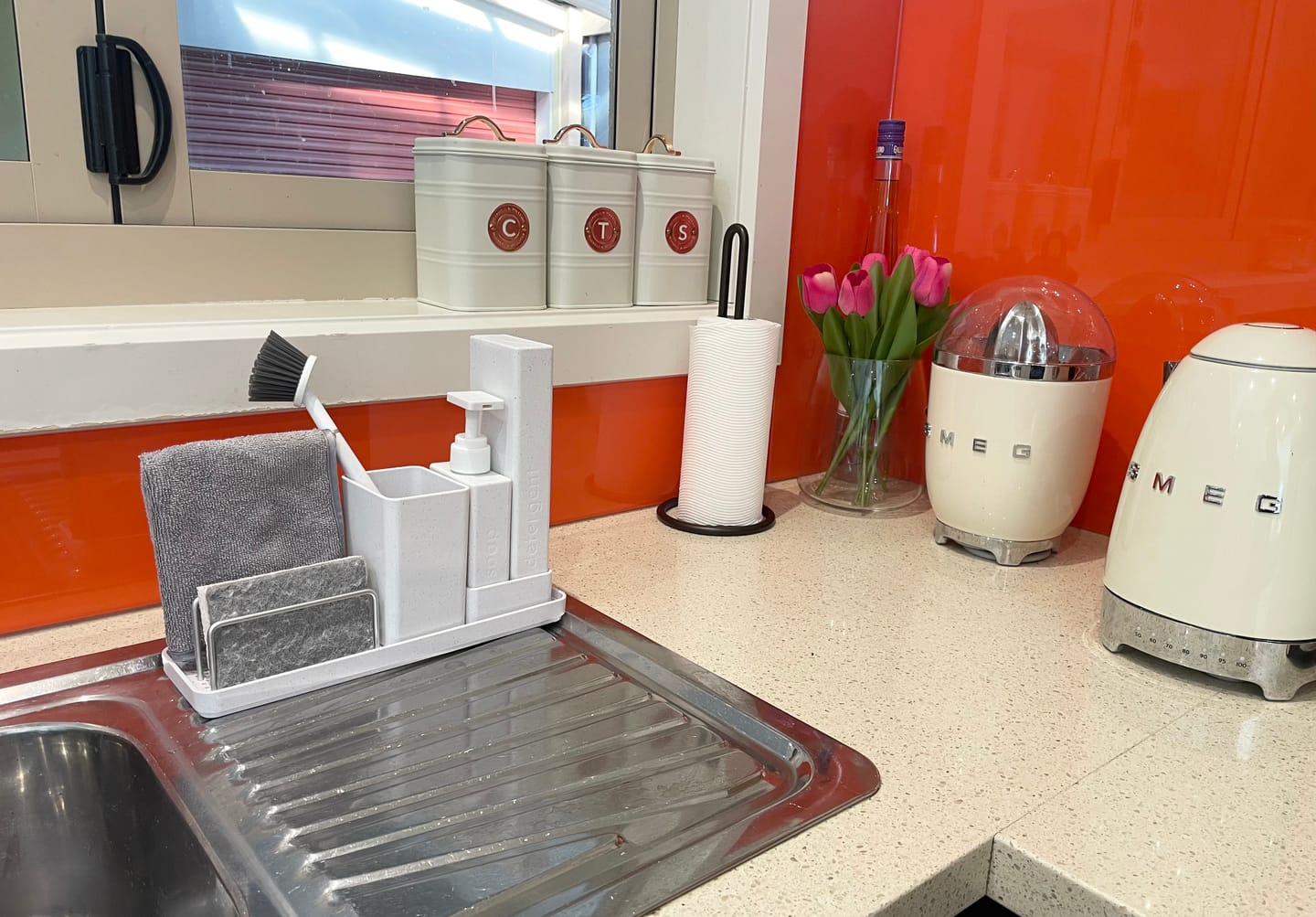 Customer photo review of Cool Frank Sink Organiser