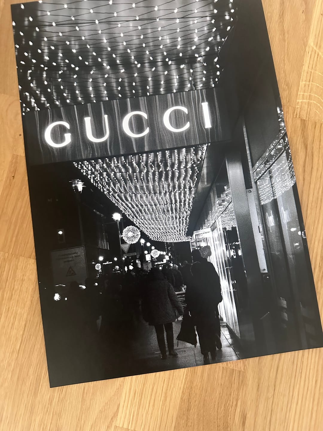 Customer photo review of Gucci - Silver Street - Poster