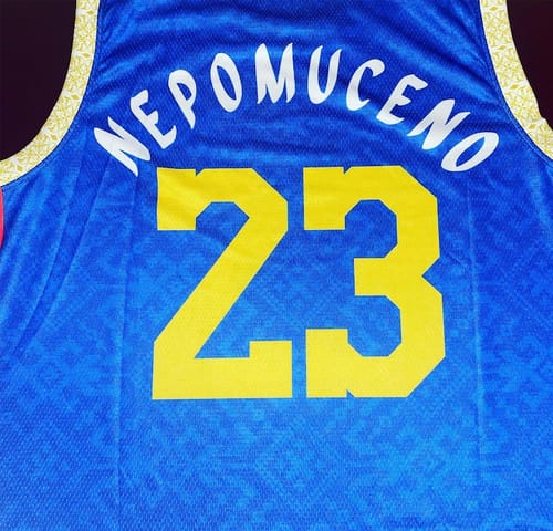 Customer photo review of Philippines Custom Basketball Jersey