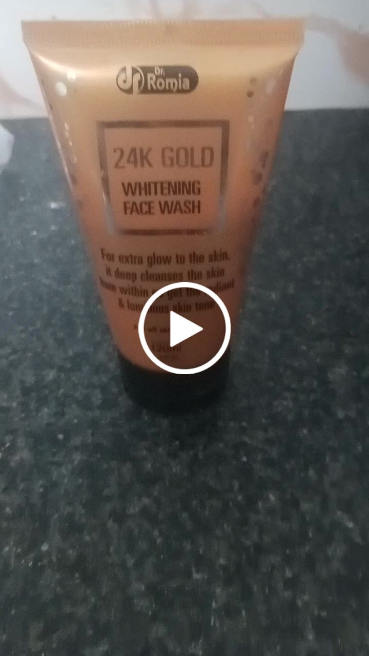 Customer video review of 24K GOLD – BEST WHITENING FACE WASH