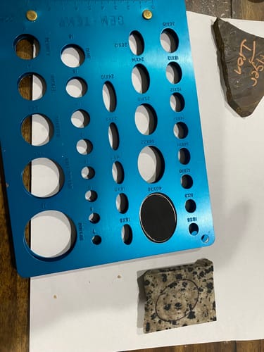 Customer photo review of Covington Gem Marking Templates