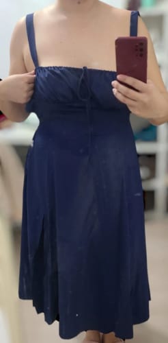 Customer photo review of Zyptara™ Lace Up Dress