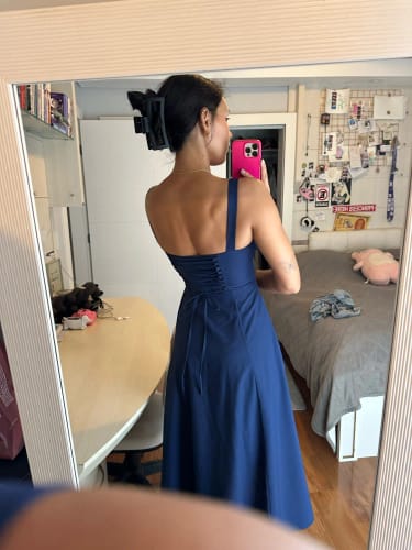 Customer photo review of Zyptara™ Lace Up Dress