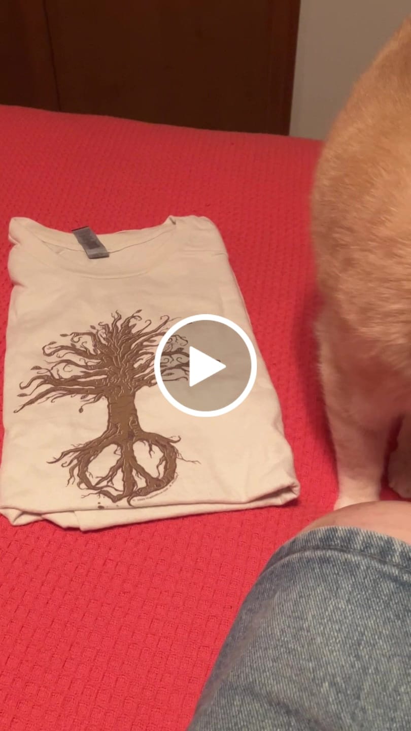 Customer video review of Tree of Life Peace T Shirt