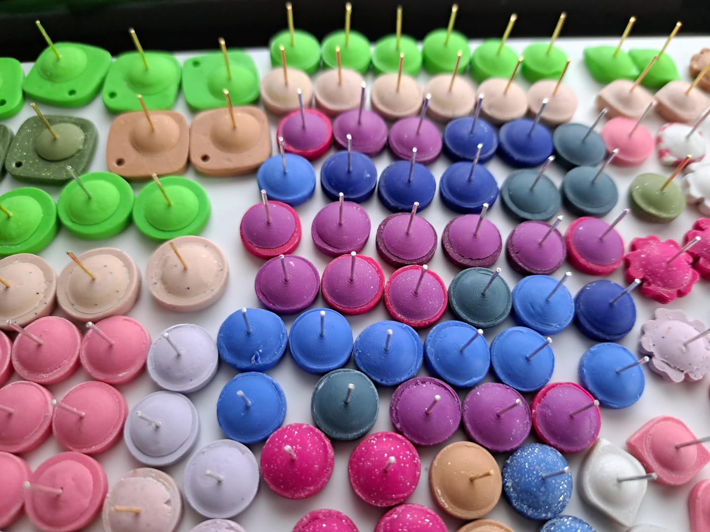 Customer photo review of Earring Post Embedder Kit