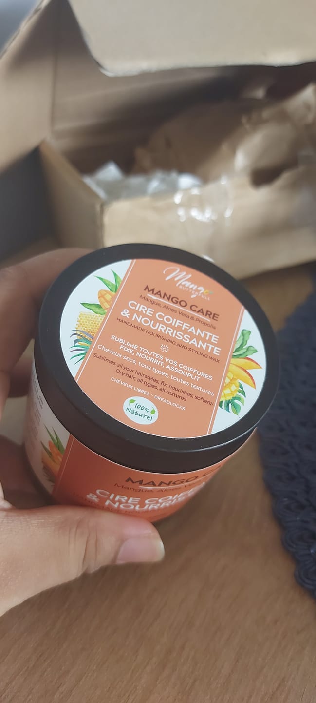 Customer photo review of Cire coiffante et nourrissante