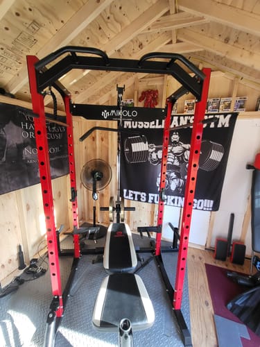 Customer photo review of F4 Power Rack with Lat Pull Down System