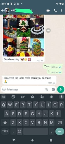 Customer photo review of Indra Mala