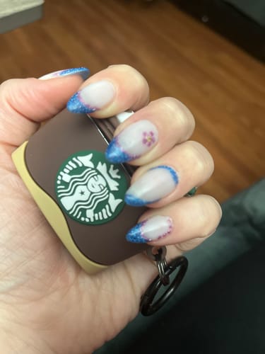 Customer photo review of Radiant Revelry Reflective Glitter Dip + Gel Bundle