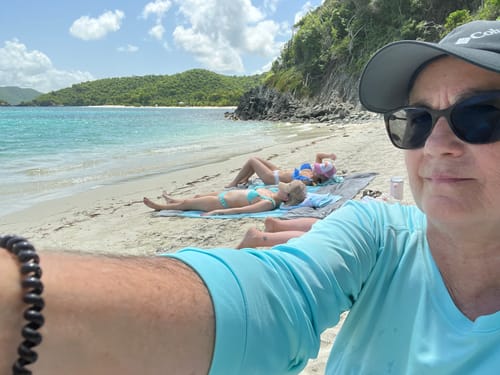 Customer photo review of Brigitte Brianna Blouse Tee & Street Joggers Set (BLACK)