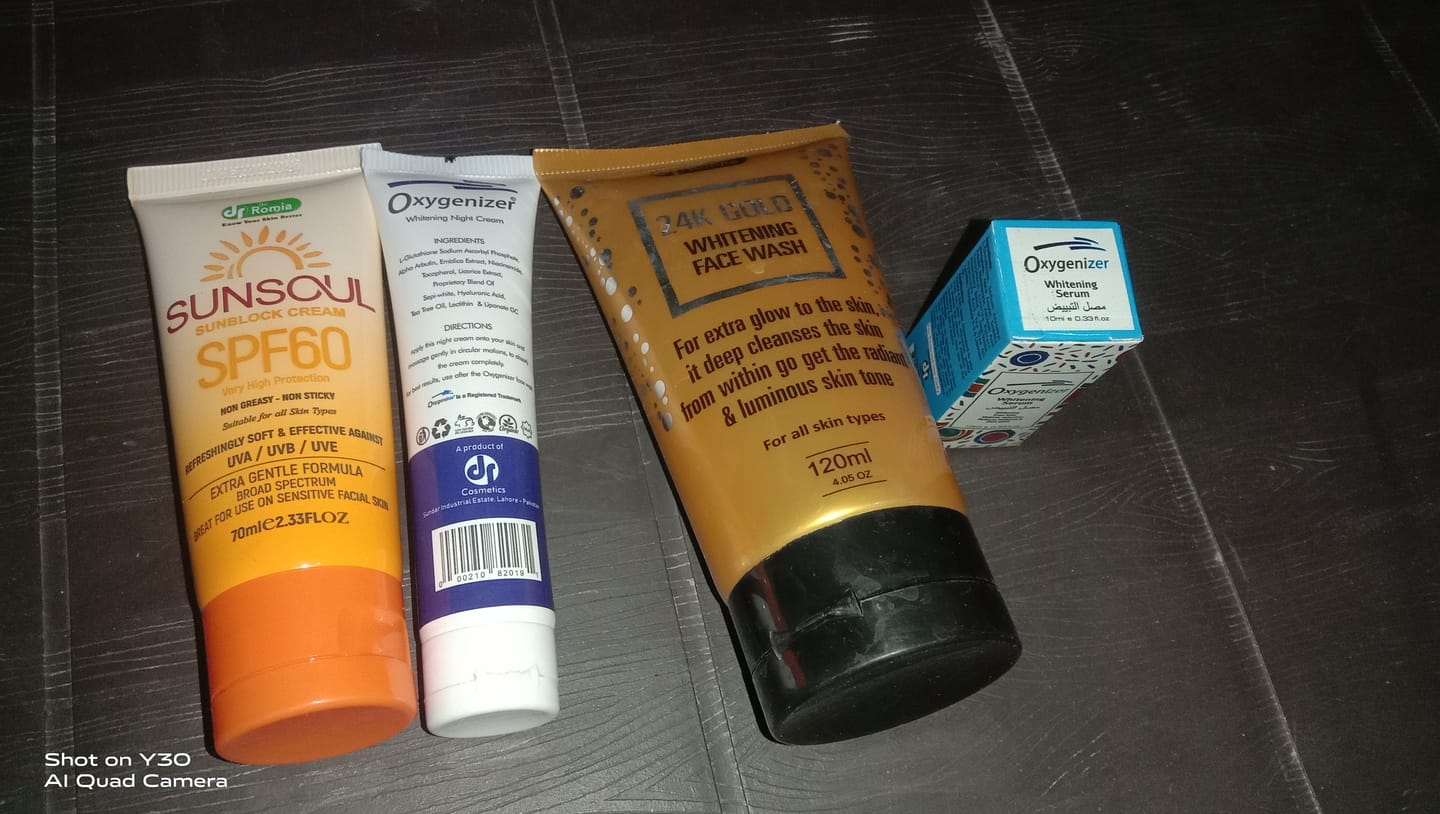 Customer photo review of SPECIAL WHITENING BUNDLE