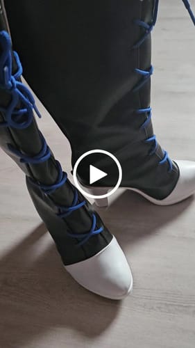 Customer video review of Genshin Impact Kamisato Ayaka Schuhe Cosplay Schuhe
