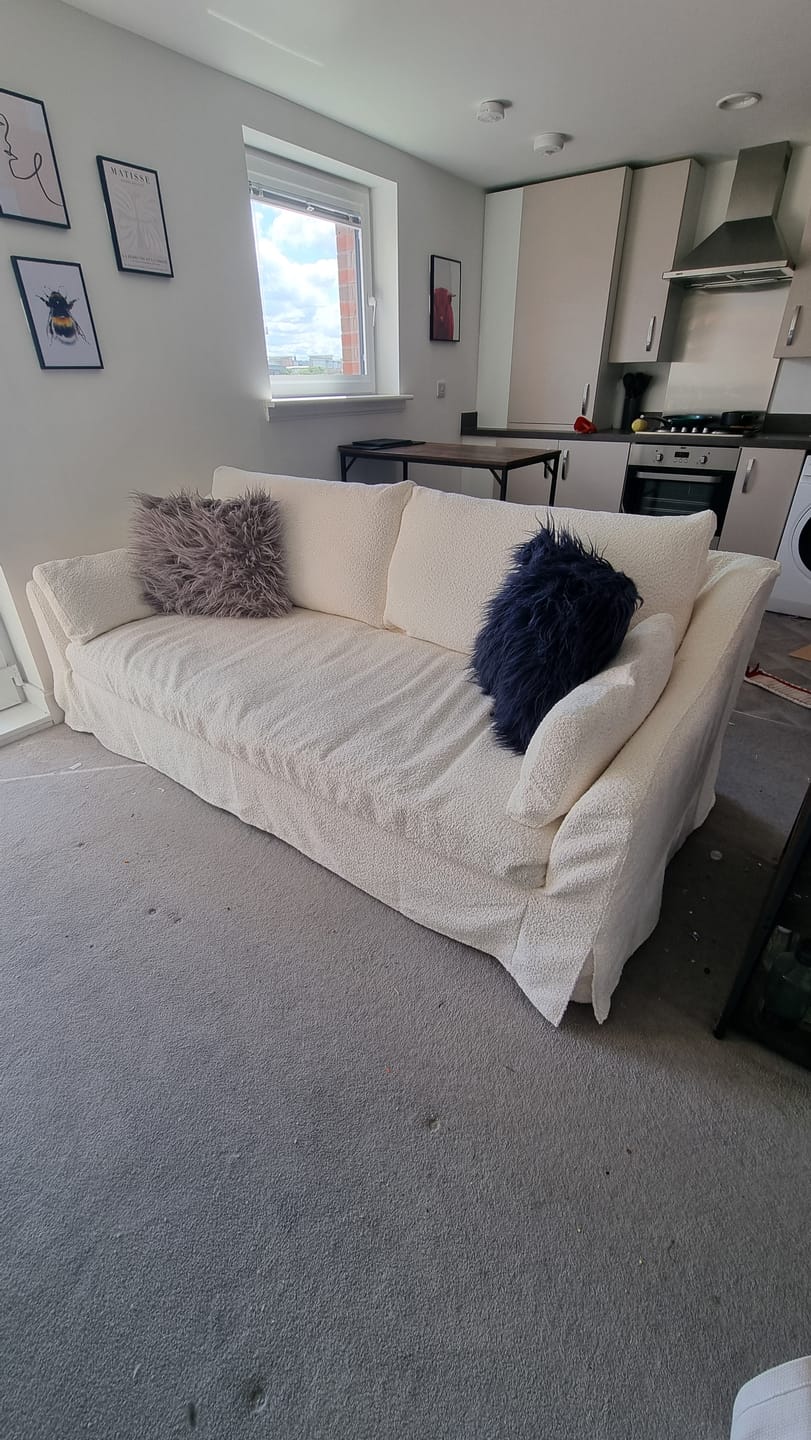 Customer photo review of FÄRLÖV 3 Seat IKEA Sofa Cover