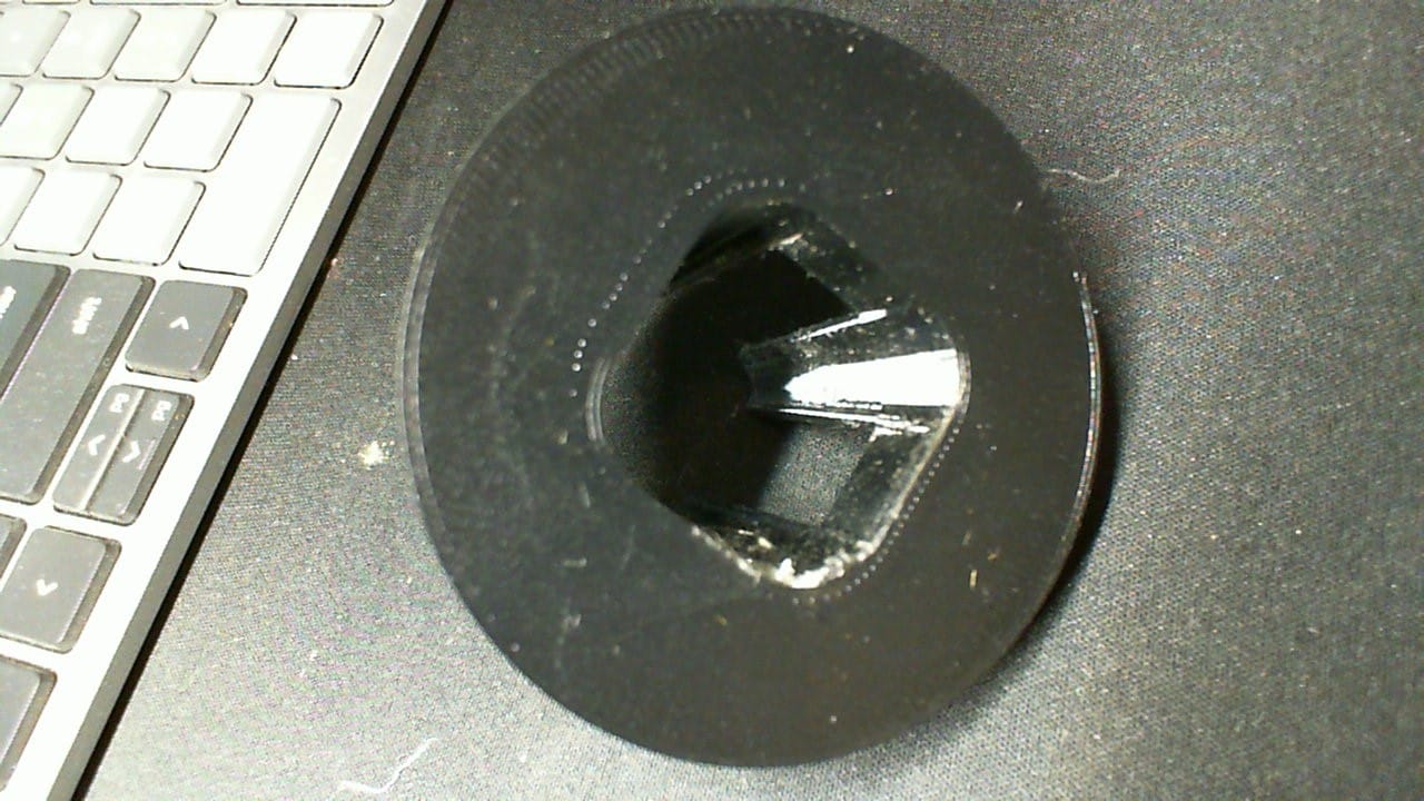 Customer photo review of Black PETG Filament 1.75mm 1kg