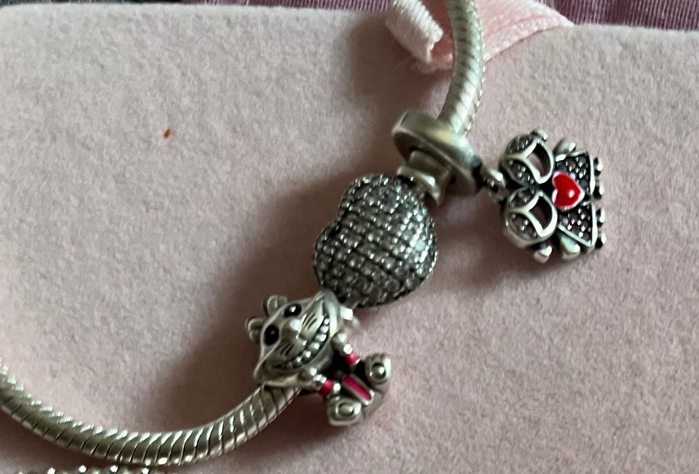 Customer photo review of Charm Gemelas "Amor de Hermanas"