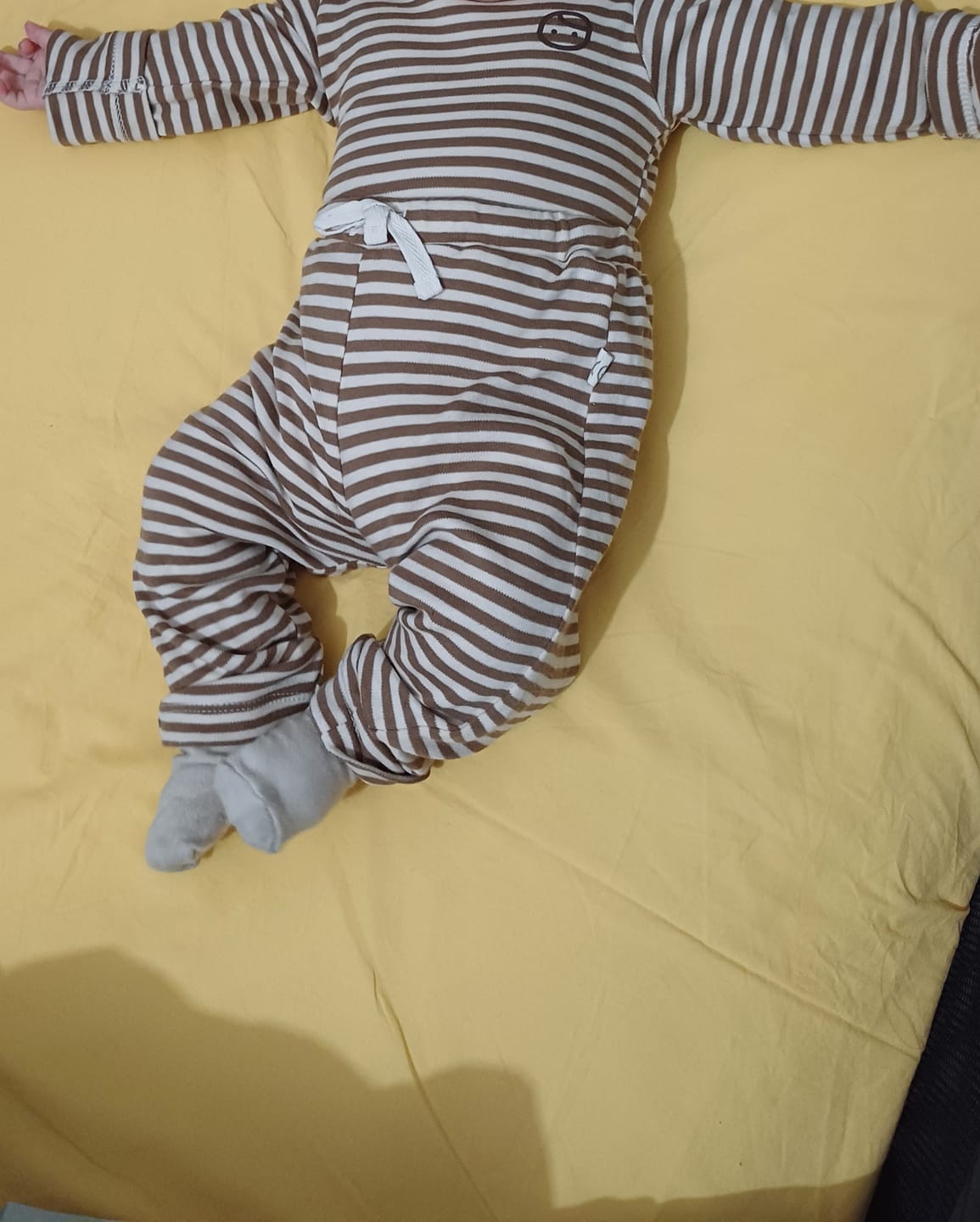 Customer photo review of 2'li Organik Pamuk Bebek Pantolonu Playtime